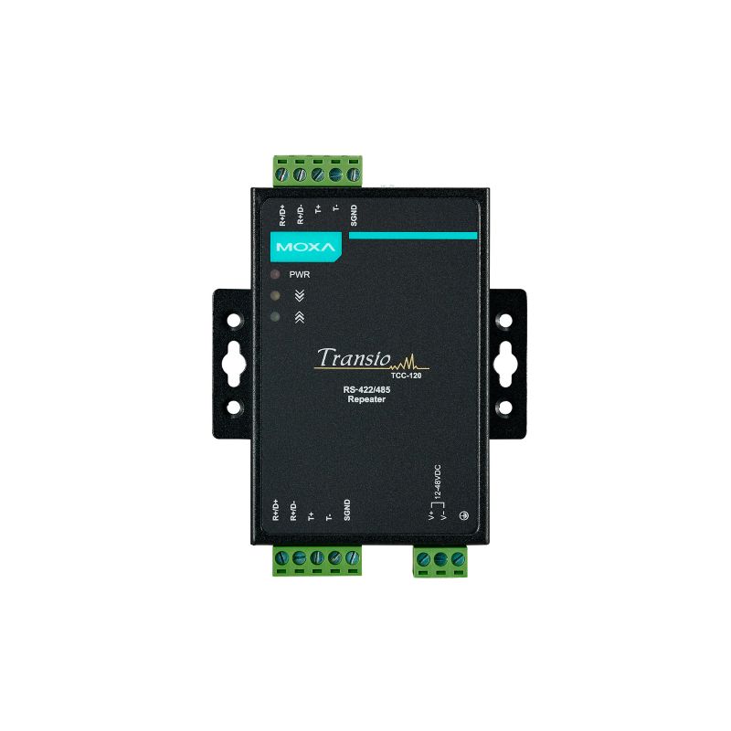 Moxa TCC-120/120I 工業級 RS-422/485 轉換器/中繼器